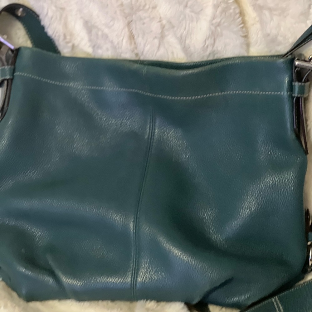 Coach Teal Shoulder Bag